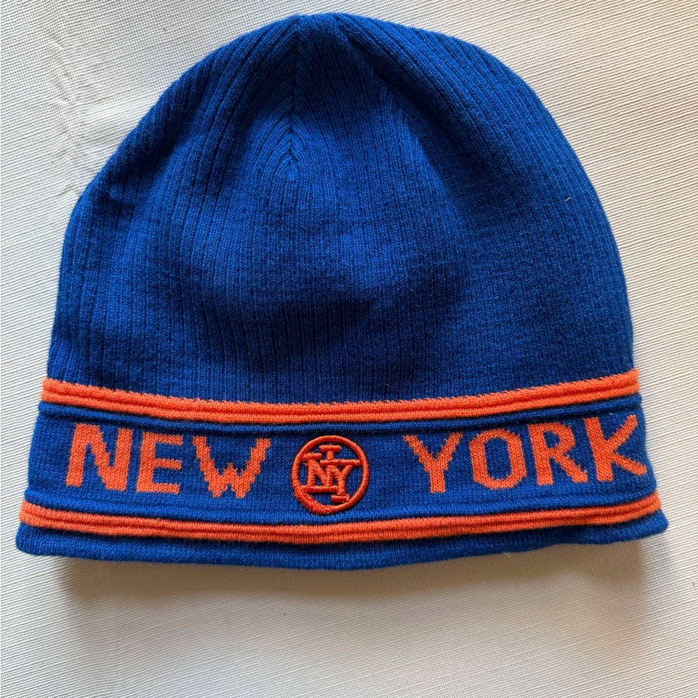 NEW YORK METS vintage cap unisex Blue Orange Knit Beanie mlb hat